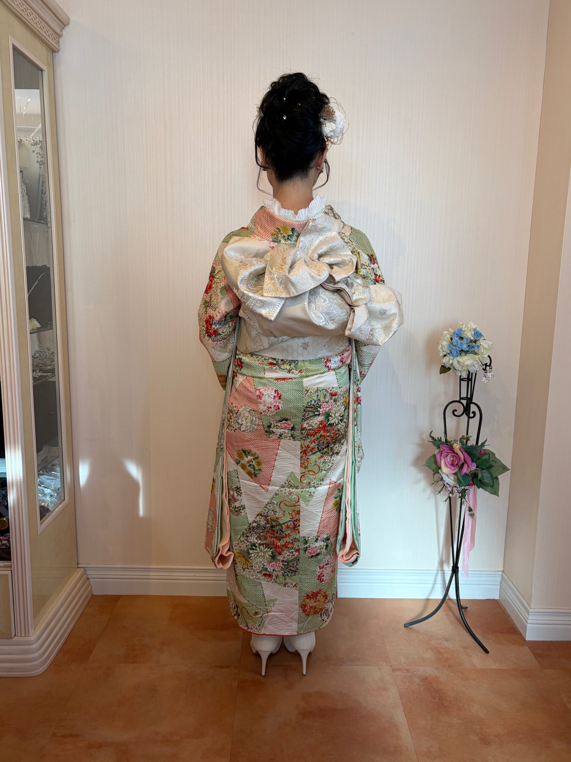 苦しくなく、安心して過ごせる着付け。