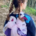 浴衣ふわふわ帯華やかに
